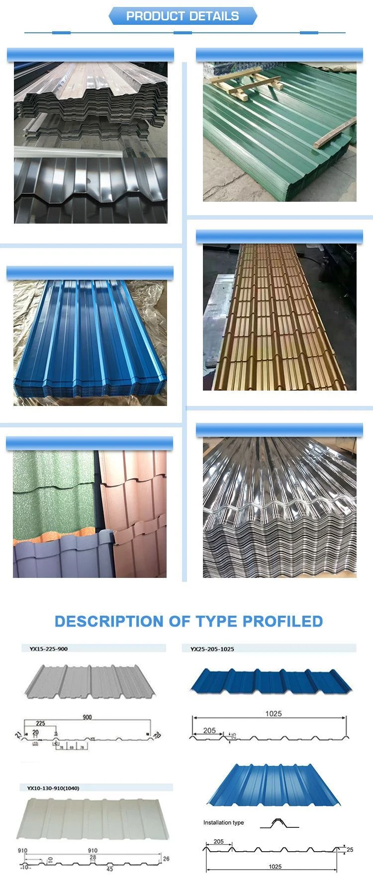 Corrugated Steel Zinc Aluminum Roofing Sheet Corrugated Steel Zinc Aluminum Roofing Sheet
