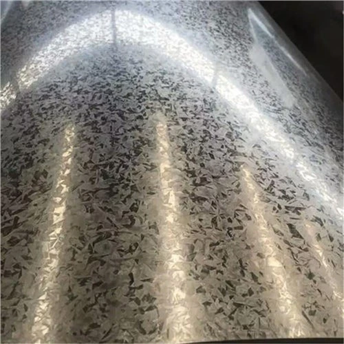 چھت سازی کا مواد Dx51d Z275 DC01 G550 G90 ریگولر اسپینگل SGCC